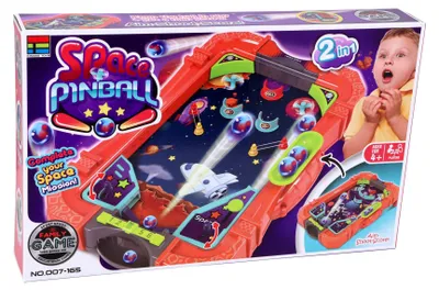 Obrázek produktu pro Stolní hra KiddyGo Space Pinball - dětská hra s vesmírnou tematikou
