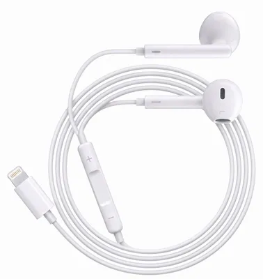 Immagine prodotto di Avizar, cuffie con connettore Lightning per iPhone SE 2022, con microfono integrato, colore bianco