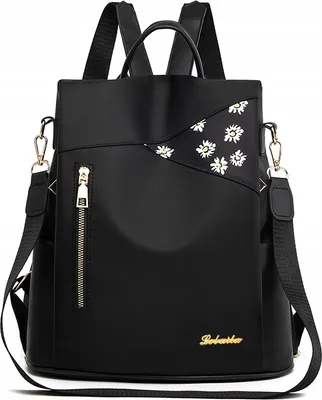 Immagine prodotto di Zaino da donna - Eleganza vintage - Perfetto per ogni look - Versatile e impermeabile - Dettagli pratici - Sicurezza e stile - Design Edibazzar