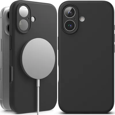 Immagine prodotto di Ringke Silicone Magnetico Magsafe Iphone 16 Nero