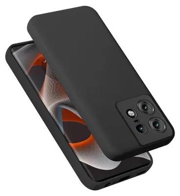 Image de Cadorabo Housse pour Motorola Moto Edge 50 Pro Housse en silicone Housse en silicone liquide pour téléphone portable, Housse de protection résistante aux rayures et aux chocs pour Motorola Moto Edge 50 Pro