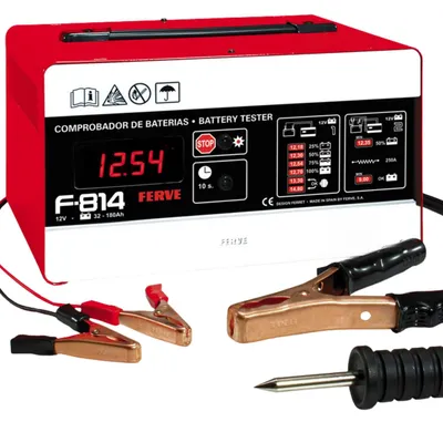 Accutester 12 V digital, 250 A Entladung, für 32–180 Ah Batterien