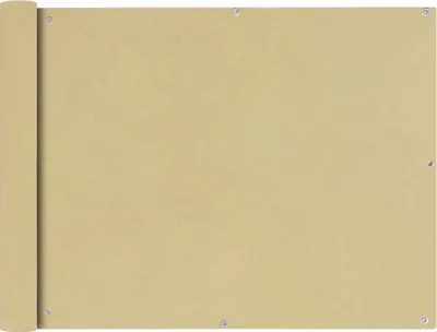 Produktbild von Balkonsichtschutz Oxfordgewebe 90x400 cm Beige