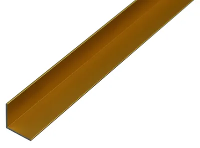 Immagine prodotto di Alberts 473563 Profilo angolare, alluminio, anodizzato oro, 1000 x 15 x 15 mm