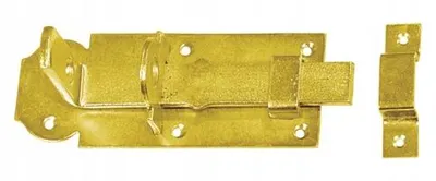 Obrázek produktu pro Domax Západka 100x45mm zlatý pozink na visací zámek