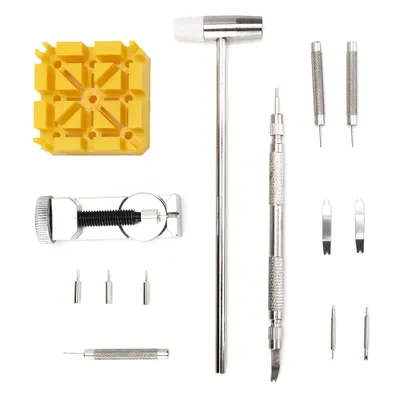 Immagine prodotto di Kit di strumenti per la riparazione di orologi, kit per la riparazione di orologi, set per la riparazione di orologi, kit per la riparazione di cinturini di orologi, set per la riparazione di cinturini di orologi
