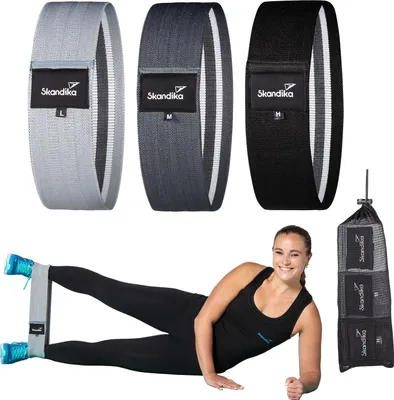 Produktbild von Skandika Fitnessbänder aus Stoff 3-er-Set