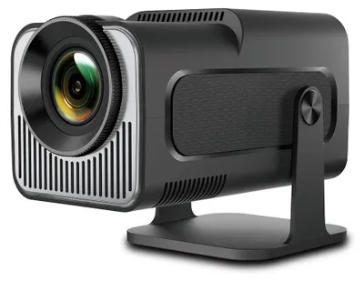 Obrázek produktu pro Mini projektor – HY320MINI – Full HD 1080p – Android 11 – Wi-Fi 6 a Bluetooth 5.0 – projekce v úhlu 180° – tichý provoz (25 dB) – zástrčka pro EU – černý