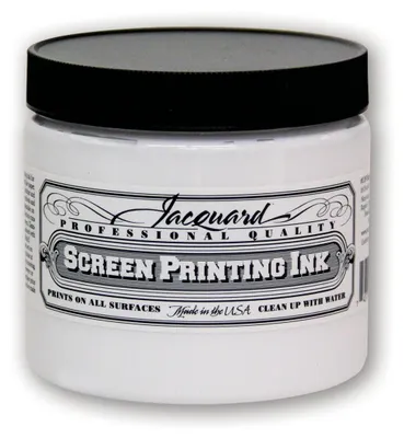 Produktbild von Jacquard Siebdruckfarbe 470 ml super opak weiß - kreative Farbe