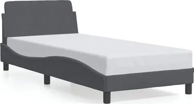 Obrázek produktu pro Rám postele "Dover" tmavě šedý 80x200 cm sametový