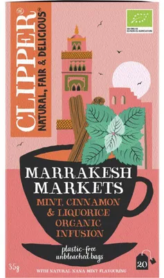 Obrázok produktu pre Clipper Marrakech Mint Organic Herbal Tea 35g – Aromatický organický mätový čaj