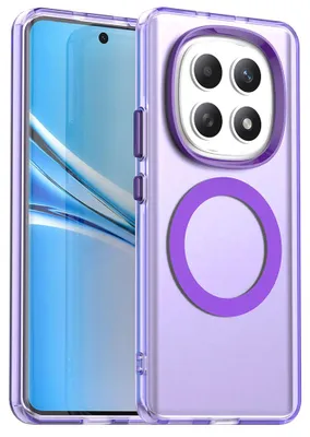 Produktbild von Handyhülle für Xiaomi Redmi Note 15 4G / Redmi Note 15 5G / POCO M8 5G, Techsuit CandyCase MagSafe, Violett