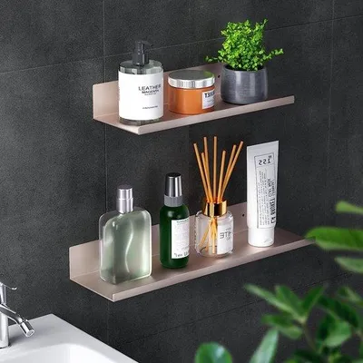 Produktbild von Edelstahl Duschklemmplatte Aluminium Badzimmerregal