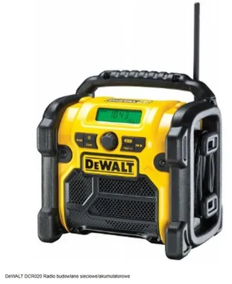 DEWALT Baustellenradio DCR020 10,8-18 V mit DAB+/FM und USB-Anschluss