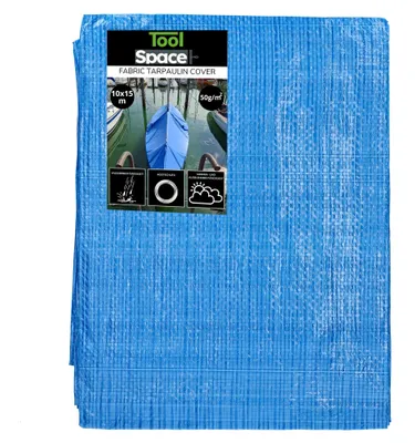 Produktbild von Abdeckplane, wasserdicht, 10 x 15 Meter, 50 g/m², mit Ösen