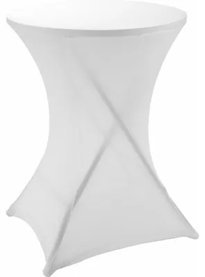 Immagine prodotto di Copritavolo elasticizzato bianco in figura