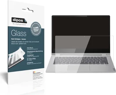 Produktbild von 2x Schutzfolie für Lenovo Ideapad C340 14 Zoll - Anti-Shock 9H Folie dipos Glass Kunststoffglas