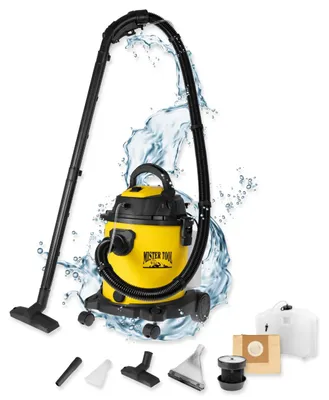 Produktbild von MISTER TOOL Nass-/Trockensauger, Polsterreiniger, Waschsauger, Nasssauger für Teppich, Auto, Polster & Mehr inkl. Staubsaugerbeutel, HEPA-Filter, 20 Liter Tank, 1200 W