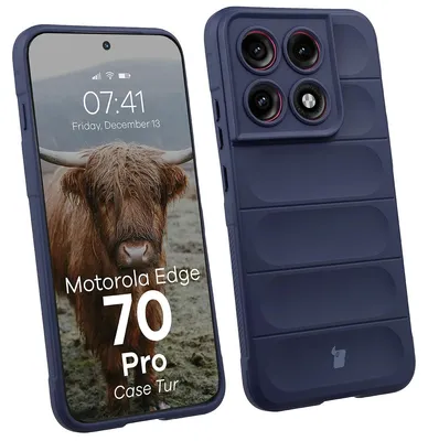 Produktbild von Robuste Handyhülle für Motorola Edge 70 Pro, Bizon Case Tur, Dunkelblau