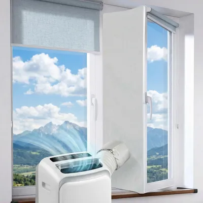 Fensterabdichtung für Klimaanlage, 400 cm, universell, für tragbare Geräte