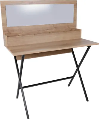 Produktbild von Skye Decor, Soona, Schminktisch, Eiche, 100 % MELAMINBESCHICHTETE SPANPLATTEN, 100 x 124 x 50 cm