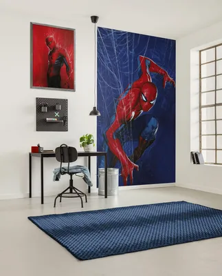 Produktbild von Komar Vlies Fototapete - Marvel Spider-Man Spider Web - Größe 150 x 250 cm
