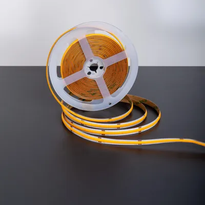 Produktbild von COB-LED-Stripe L: 5 m - 500 cm lang, im Functional Style, aus Kunststoff, klar-transparent, LED – für Innenräume – Netzbetrieb – Fernbedienung