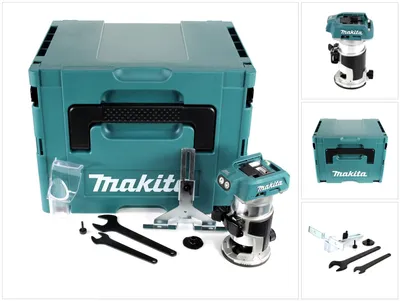 Produktbild von Makita drt50zj Akku-Fräsmaschine 18 V Li-Ion | ohne Akkus und Ladegerät in M-Box