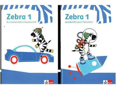 Produktbild von Zebra 1. Paket: Buchstabenheft in Grundschrift, Arbeitsheft Lesen/Schreiben
