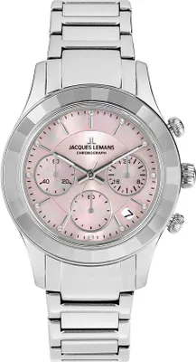 Obrázok produktu pre Jacques Lemans Chronograf Venice Steel Pink