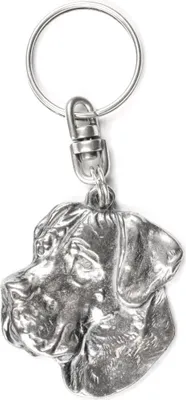Zdjęcie produktu dla Dog niemiecki II - posrebrzany brelok z psem, ozdoba torebki, zawieszka do plecaka marki Art-Dog