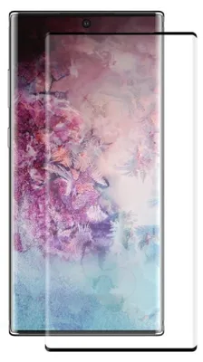 A clear screen protector is shown on a smartphone.