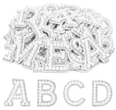 Buchstaben-Sticker A-Z, 26 Stück, weiß, 4,5 cm