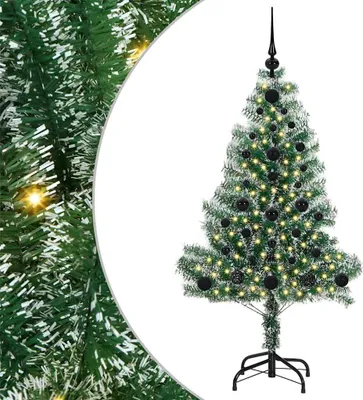 Produktbild von Künstlicher Weihnachtsbaum beschneit mit LED Licht 120 cm