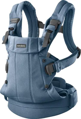 Zdjęcie produktu dla BabyBjorn BabyBjörn Harmony Woven Mélange kantoreppu, Blue