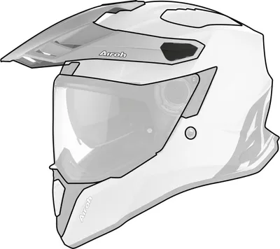 Immagine prodotto di Frontino Casco Airoh Commander Grigio Cemento