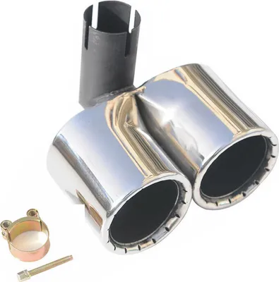 Produktbild von Auspuffblende Endrohr für Smart ForTwo 1998-2007 Edelstahl Chrom 1tlg
