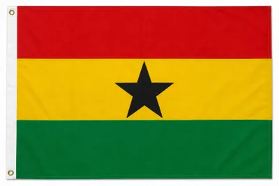 Produktbild von Flagge Ghana 90 x 150 cm - Fahne- reißfest - rissfest - Hissfahne- Hissflagge - Sturmflagge -zum hissen -  - keine billige Chinaqualität