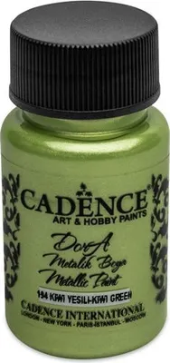 Obrázek produktu pro Metalická akrylová barva Dora Metalic - světle zelená / 50 ml