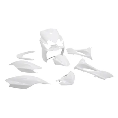 Immagine prodotto di Kit di carrozzeria STR8 per MBK Mach-G / Yamaha Jog-R, completo di 9 pezzi, colore bianco