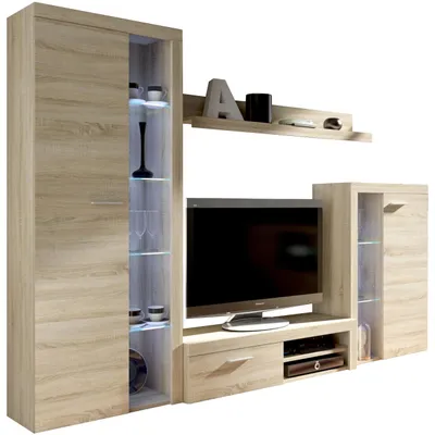 Productafbeelding van Woonkamerwand RODOS, Sonoma eikenhout