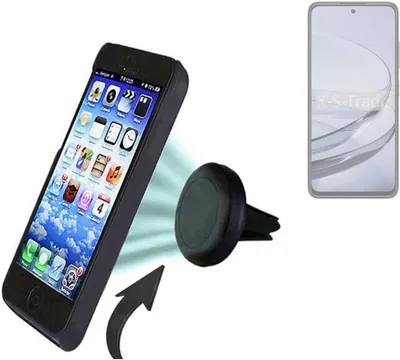 Produktbild von K-S-Trade Kompatibel mit ZTE Axon 60 Auto Handy Halterung KFZ Halter Lüftungsgitterhalterung Air Vent mount Smartphone Halter