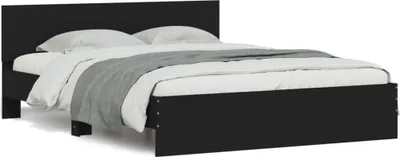Obrázek produktu pro vidaXL Rám postele s čelem černý 140x200 cm