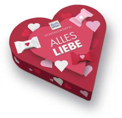 Produktbild von Ri.-Sp. Schokowürfel Herz 119g
