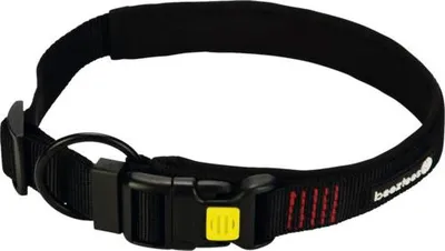 Immagine prodotto di Beeztees Parinca Premium - Collare per cani - nylon - nero - 55-60 cm x