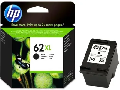 Obrázok produktu pre HP Trojfarebná originálna atramentová kazeta s vysokou výťažnosťou 62XL, Najvyšší, Azúrová, Purpurová, Žltá, Atrament na báze farby, 11,5 ml, 1 kusov, 415 strany