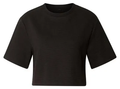 Produktbild von Urban Classics T-Shirt Damen Ladies Structured Jersey Cropped Tee schwarz L