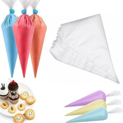 Obrázek produktu pro Jednorázové sáčky se sprejem pro cukrářství, zmrzlinovače a dezerty, 300 kusů, 30 x 20 cm