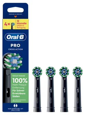 Produktbild von Oral-B 015431, 4 Stück(e), Schwarz, Oral-B, Karton mit Aufhänger