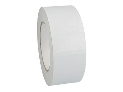 Produktbild von tecuro Gewebeband 518, 140 my, PE-beschichtetes Gewebe, weiß 48 mm x 50 m